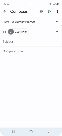 Press Subject and key in the required subject.