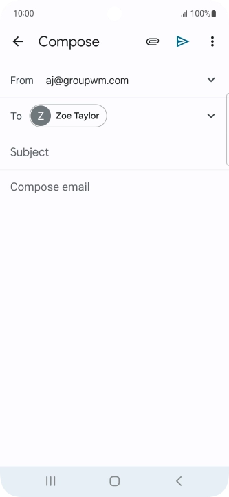 Press Subject and key in the required subject.