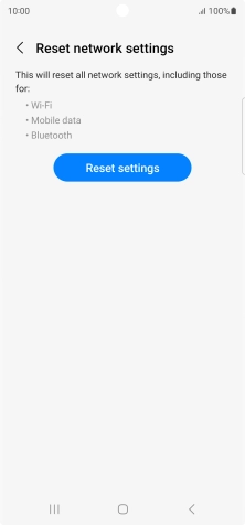 Press Reset settings.