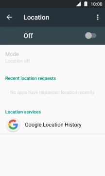 Press the indicator to turn the function on or off.
