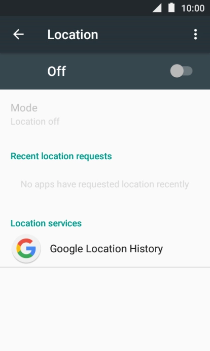 Press the indicator to turn the function on or off.