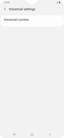 Press Voicemail number.