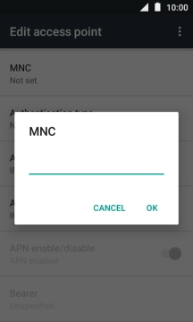 Key in 03 and press OK.
