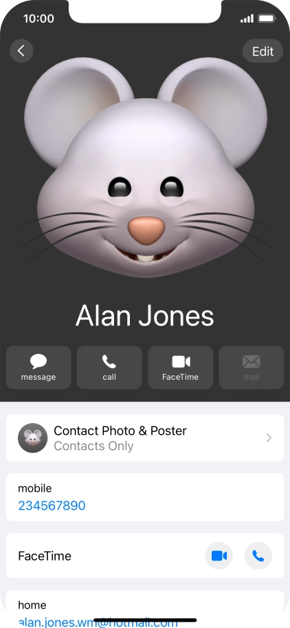 Slide your finger upwards starting from the bottom of the screen to return to the home screen.