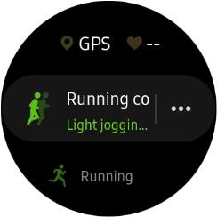 Press the menu icon.