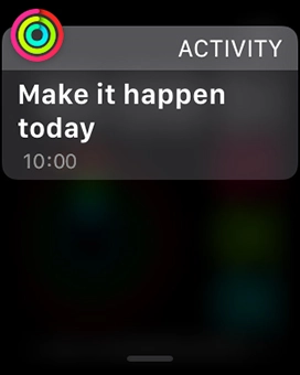 Press the required notification to open it.