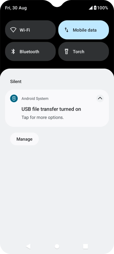 Press Tap for more options..