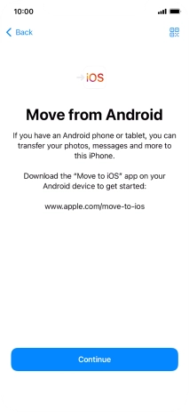 To transfer content to your phone, you need to install the app 