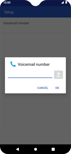 Key in +61414121121 and press OK.