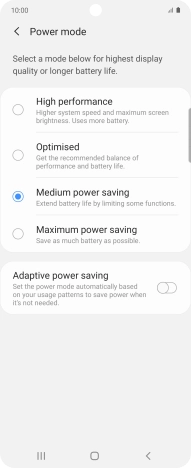 Press the Home key to return to the home screen.