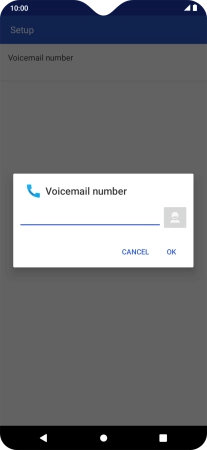 Key in +61414121121 and press OK.