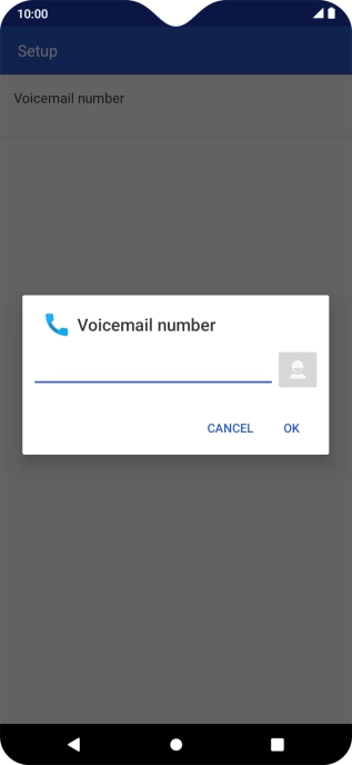 Key in +61414121121 and press OK.