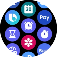 Press the Bixby icon.