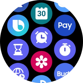 Press the Bixby icon.