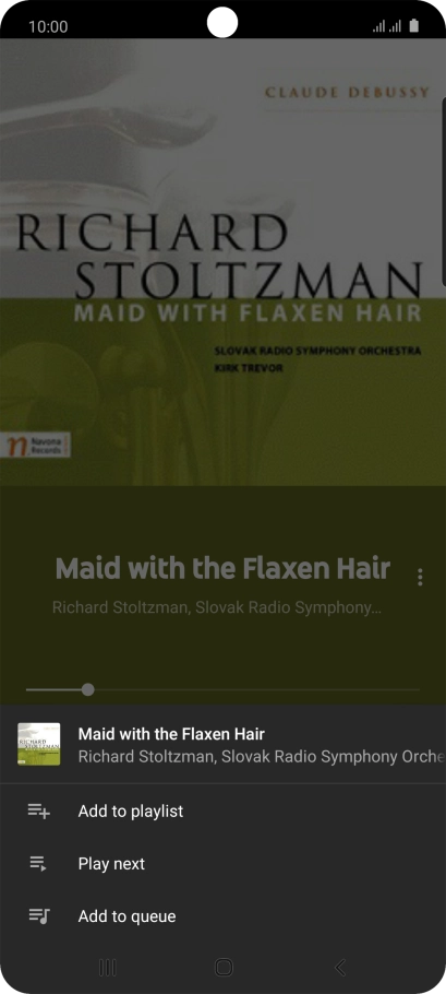 Press Add to playlist.