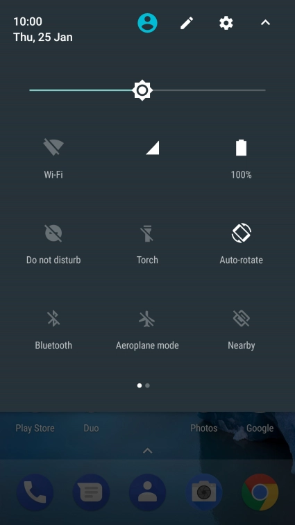 Press the sound mode icon to turn the function on or off.
