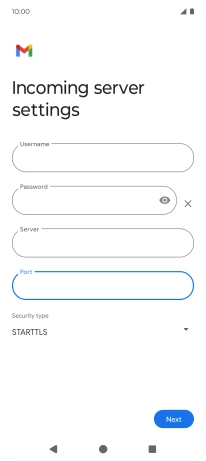 Press the drop down list below 