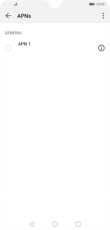 Press the menu icon.