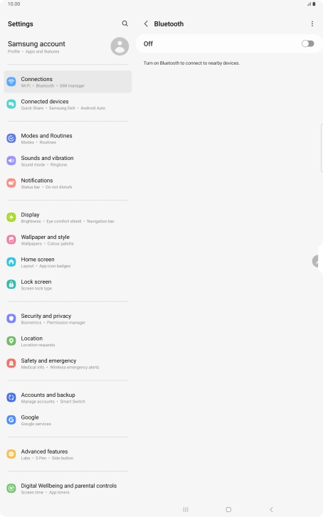 Press the indicator to turn on the function.