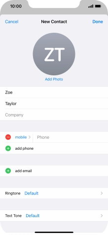 Press Phone and key in the required phone number.