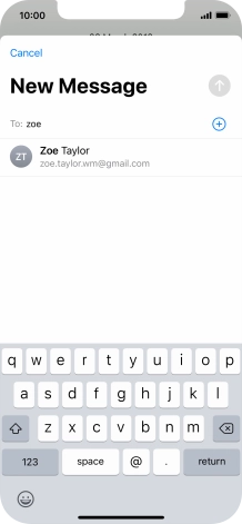 Press the required contact.