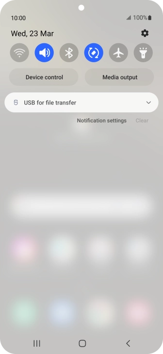 Press the drop down list.