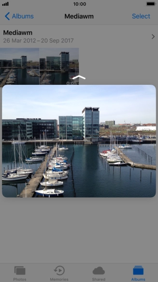 Drag the picture upwards.