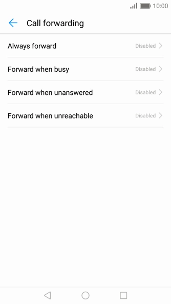 Press the Home key to return to the home screen.