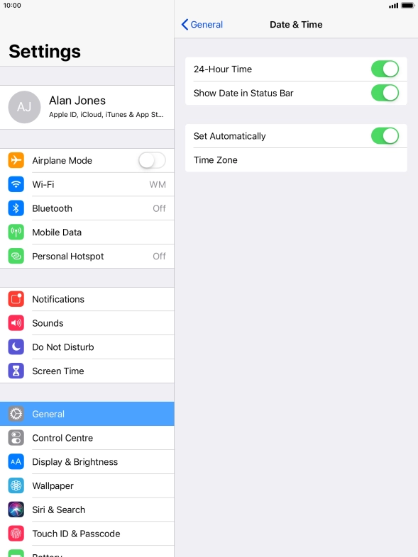 Press the Home key to return to the home screen.