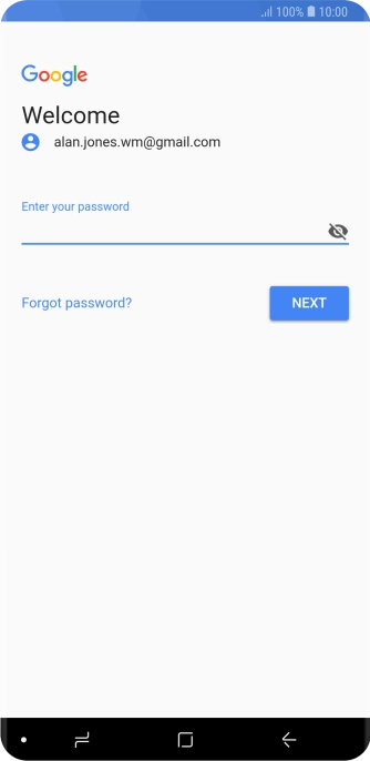 Press the field below 