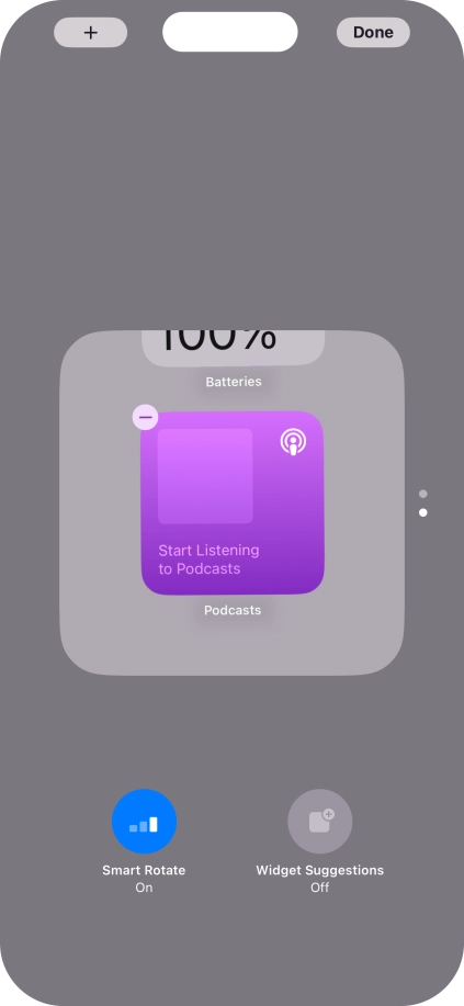 Press Smart Rotate to turn the function on or off.