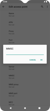 Key in http://pxt.vodafone.net.au/pxtsend and press OK.
