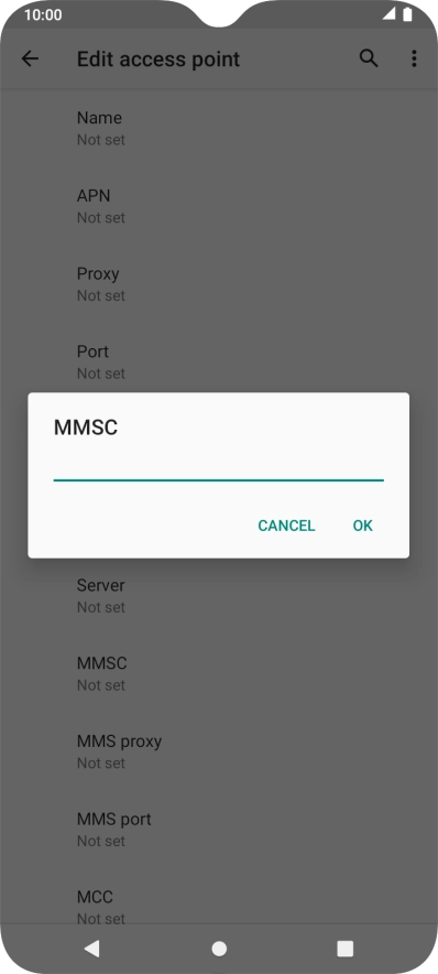 Key in http://pxt.vodafone.net.au/pxtsend and press OK.
