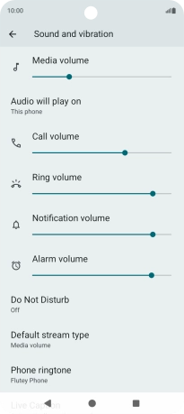 Press Phone ringtone.