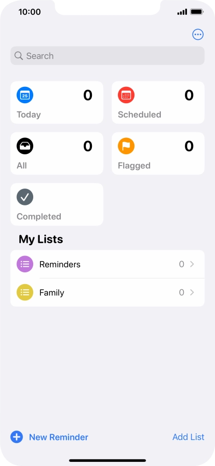 Slide your finger upwards starting from the bottom of the screen to return to the home screen.