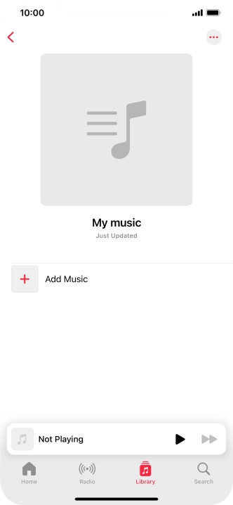 Press Add Music.