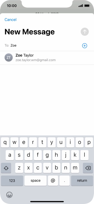 Press the required contact.