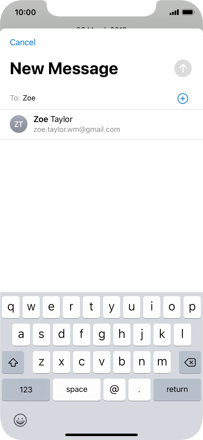 Press the required contact.