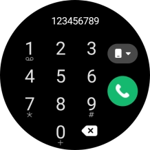 Press the call icon.