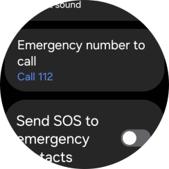 Press Emergency number to call.