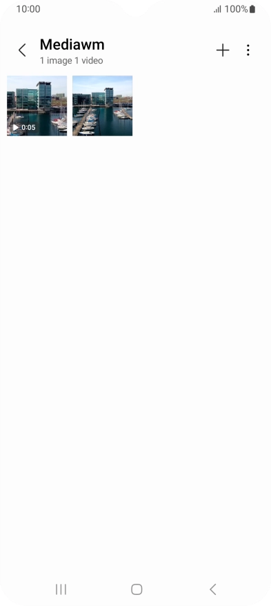 Press and hold any picture or video clip.