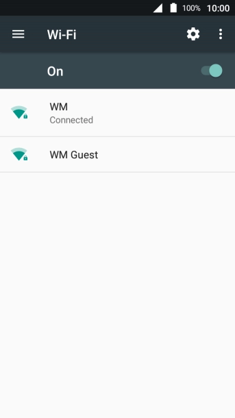 Press the Home key to return to the home screen.