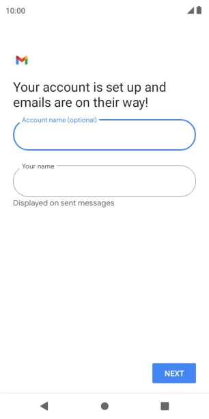 Press the field below 