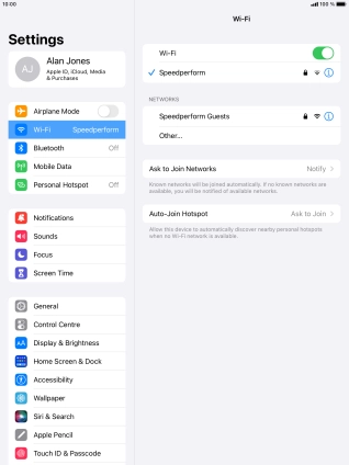 Press the Home key to return to the home screen.
