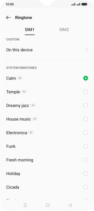 Press On this device.