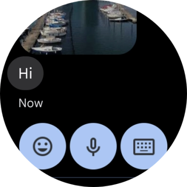 Press the microphone icon.