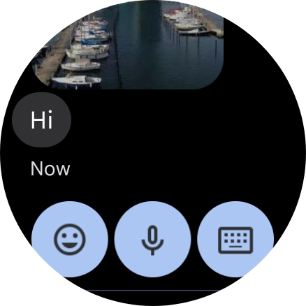 Press the microphone icon.
