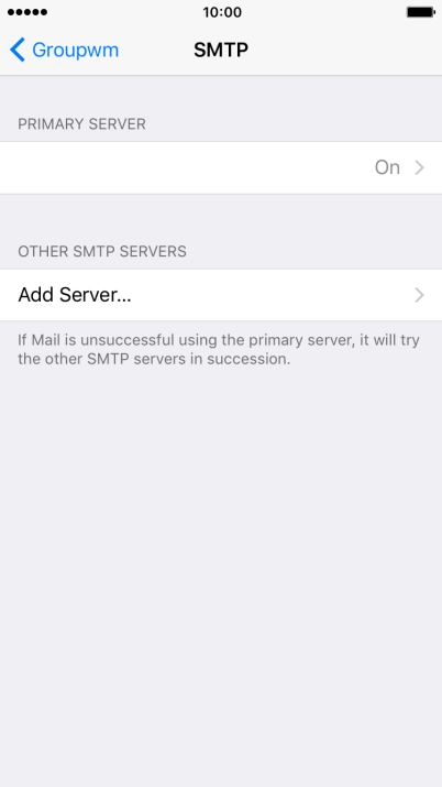 Press the field below 