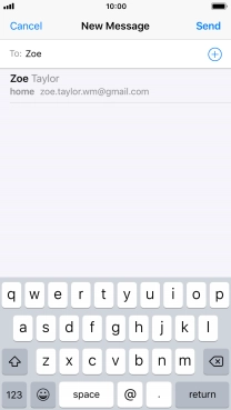 Press the required contact.