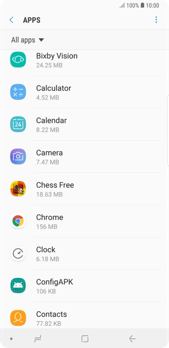 Press the Home key to return to the home screen.